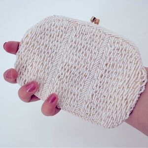 Vintage Beaded Clutch Mini  Evening Bag by Simon